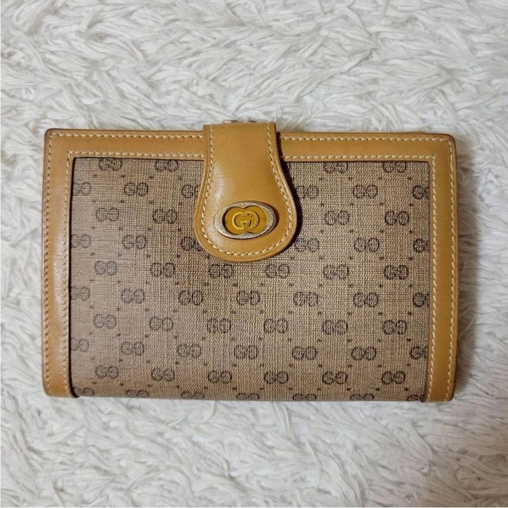 Gucci Tan and Brown Satchel Bag with Wallet - Picture 11 of 16